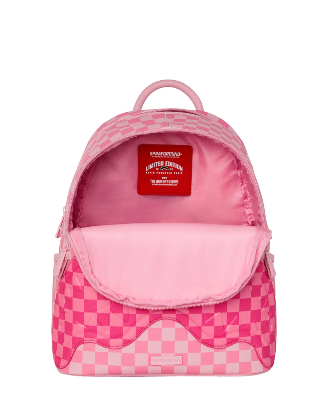 ZAINO SPRAYGROUND - "Pink sharks in paris patch savage backpack "