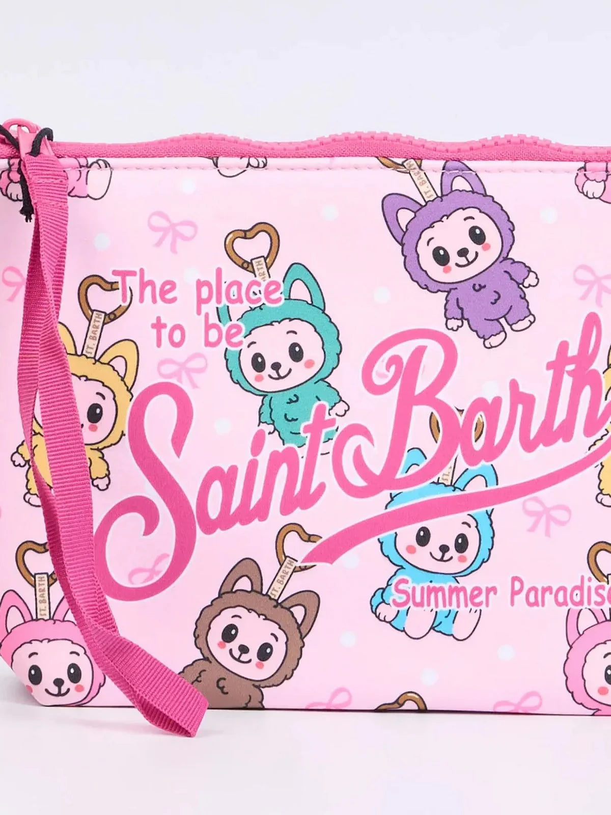 Saint Barth - Pochette Aline LABUBU rosa