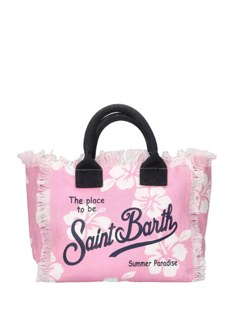 BORSA SAINT BARTH - Borsa Vanity mini hibiscus rosa