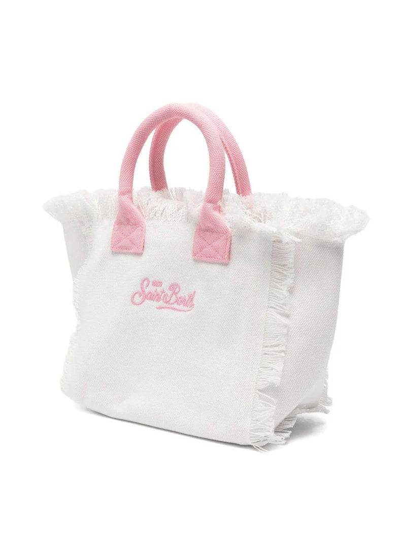 BORSA SAINT BARTH - Borsa Colette in canvas 'Vado a ruba'