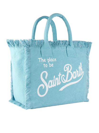 BORSA SAINT BARTH - Borsa Vanity Azzurro