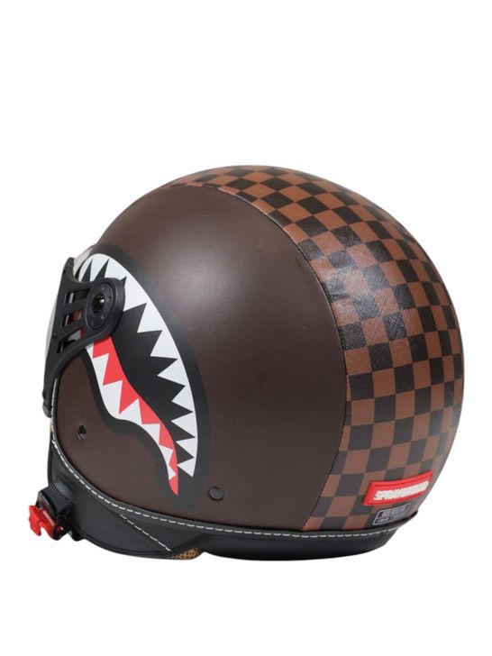 Casco Jet SprayGround Sharks in Paris Helmet Marrone