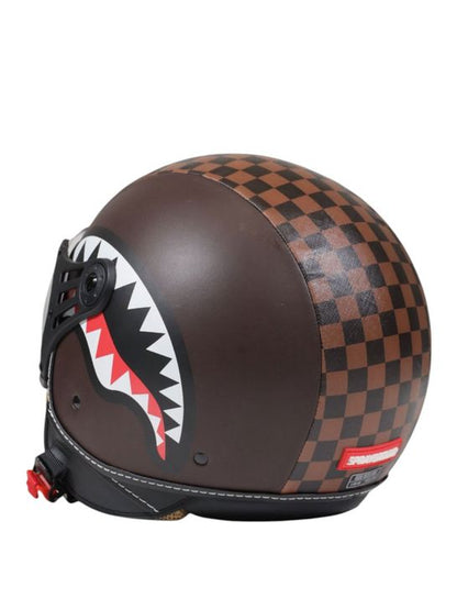 Casco Jet SprayGround Sharks in Paris Helmet Marrone