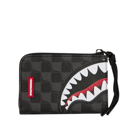 Portafoglio Piccolo con Zip SPRAYGROUND stampa Sharks in Paris Balloon Black