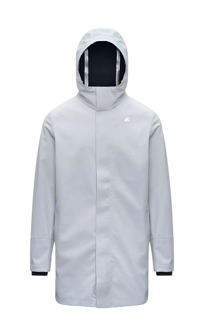 Giacca K-Way - Marlyn Bonded  grigio ghiaccio / blu