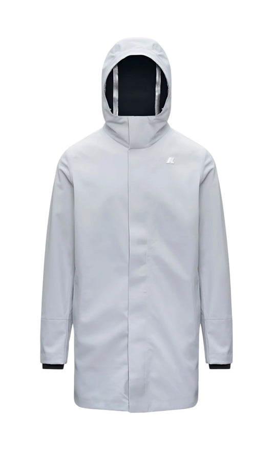 Giacca K-Way - Marlyn Bonded  grigio ghiaccio / blu