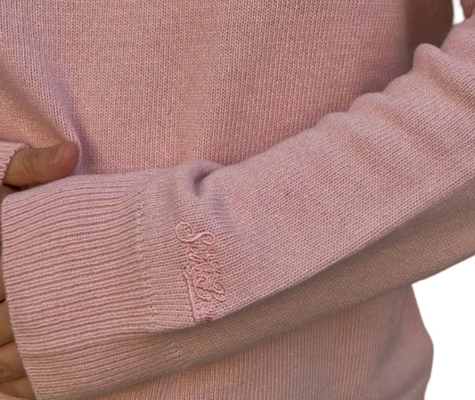 Maglione Saint Barth - New Queen Embry rosa "Mi sa che M'attacco"