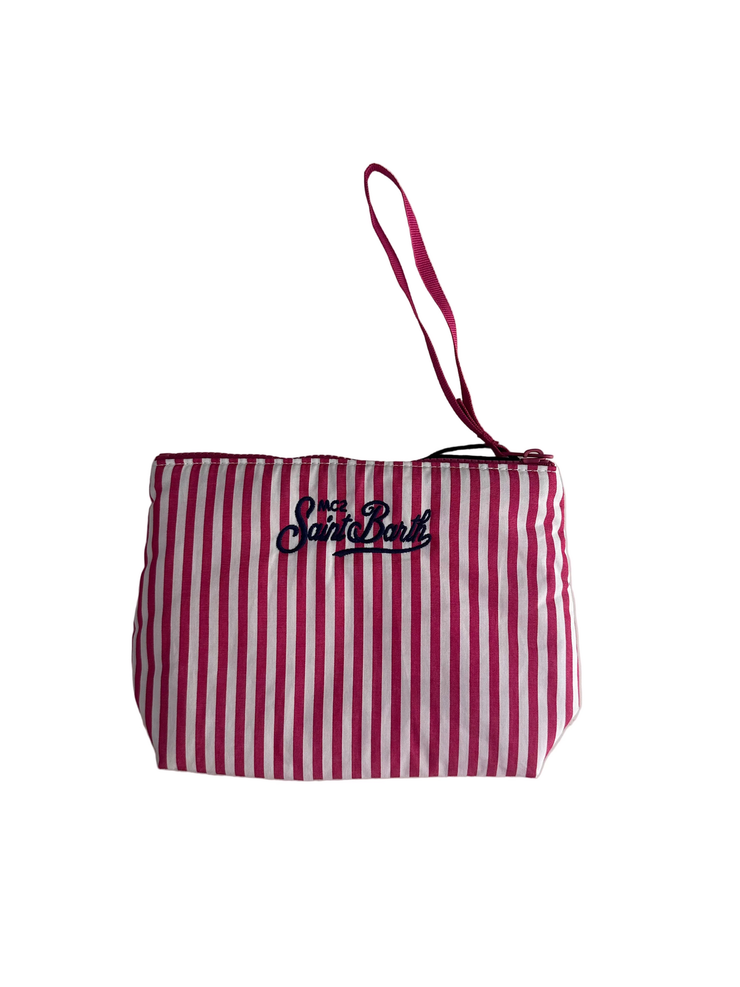Pochette Saint Barth - Aline Righe “Formentera Habitué” Rosso – Pochette in cotone