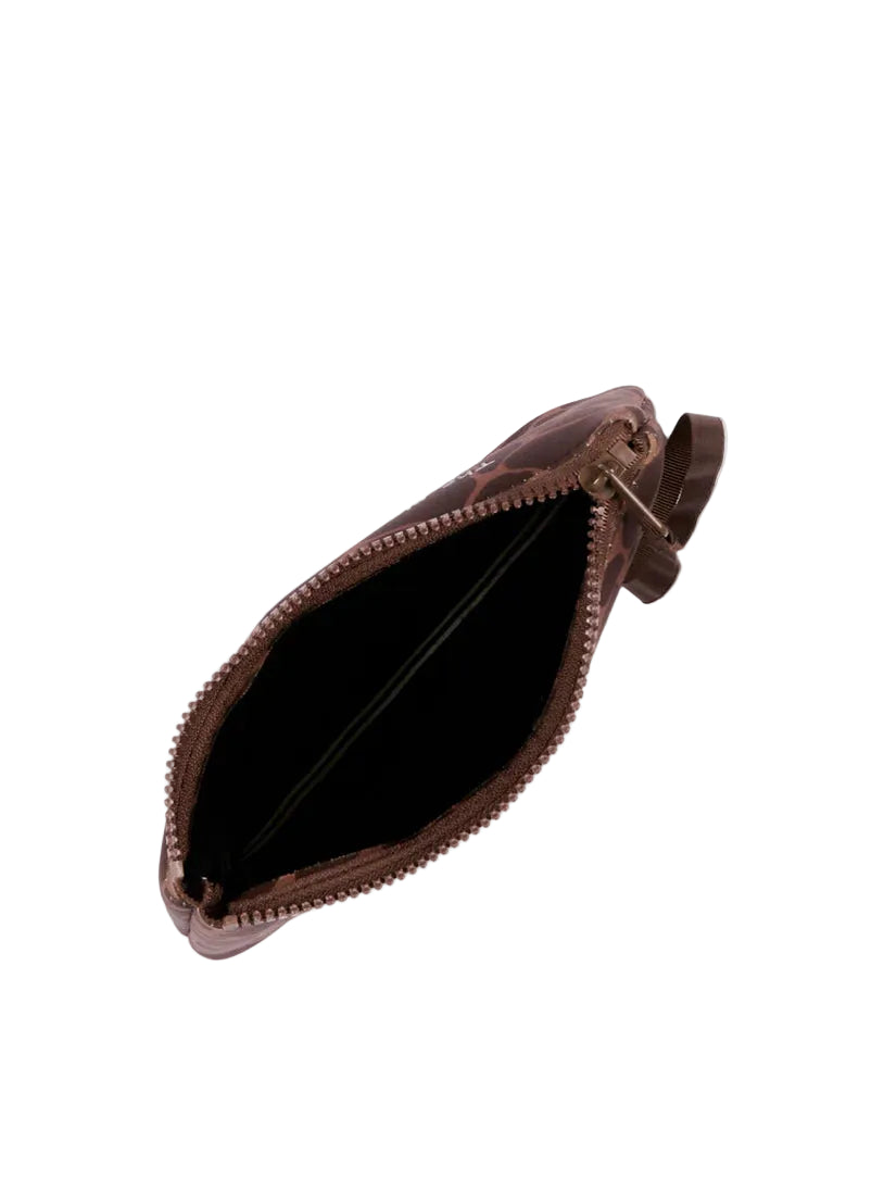 Pochette Saint Barth - Aline Animalier Marrone