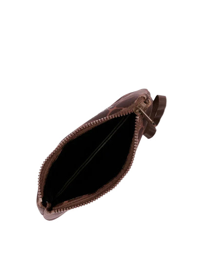 Pochette Saint Barth - Aline Animalier Marrone