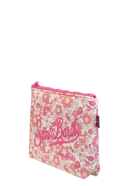 Pochette Saint Barth - Pochette Aline Floreale Rosa
