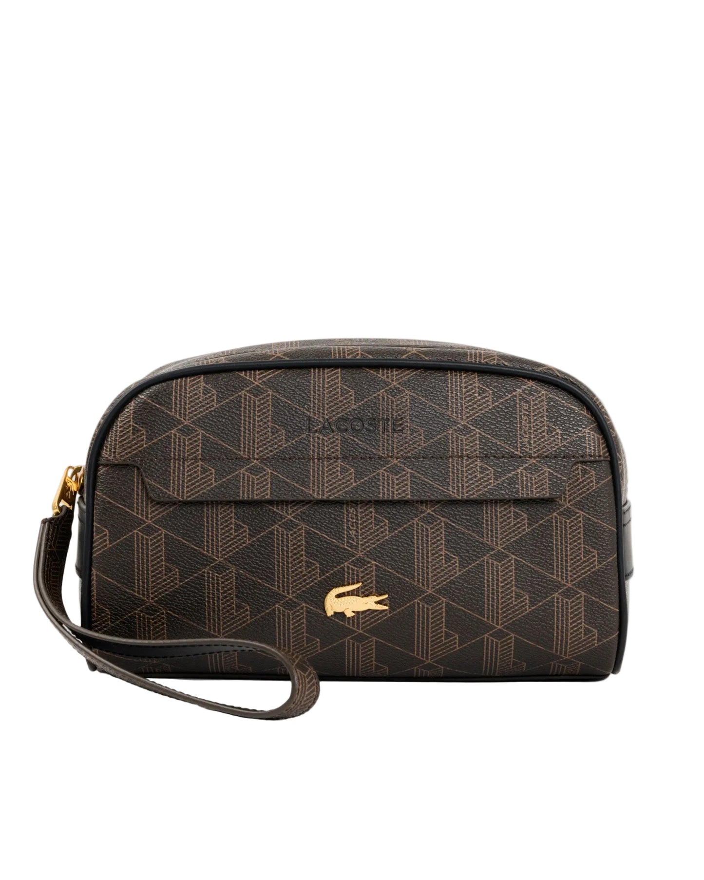 Necessaire Lacoste con Monogramma Granulato