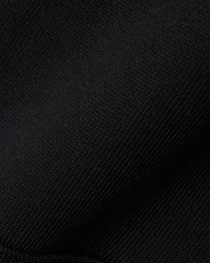 Lacoste - Felpa con cappuccio in tessuto felpato nera