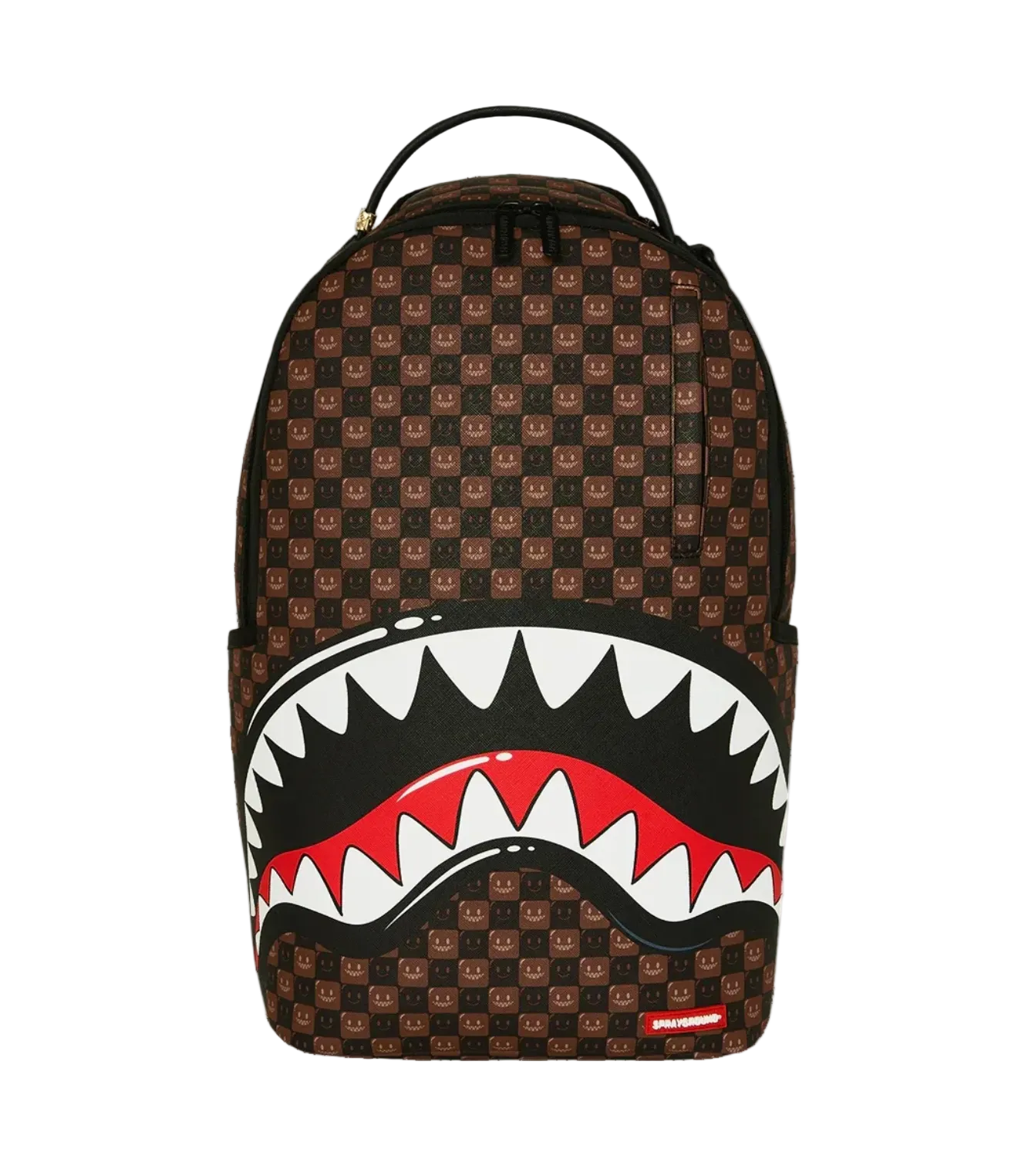 Zaino Sprayground - SHARKS IN PARIS WTF BUBBLE BROWN CHECK BACKPACK