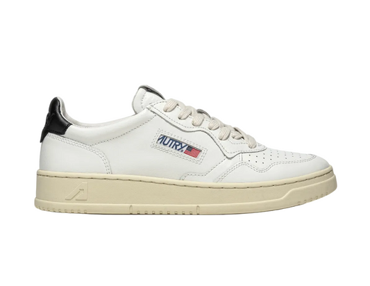 AUTRY SNEAKERS SNEAKERS MEDALIST LOW IN PELLE BIANCA E NERA AULM - LL22