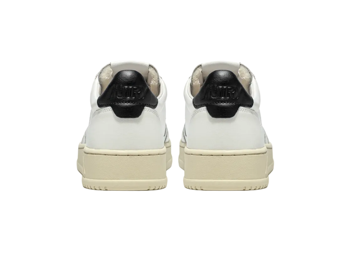 AUTRY SNEAKERS SNEAKERS MEDALIST LOW IN PELLE BIANCA E NERA AULM - LL22