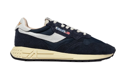 AUTRY SNEAKERS SNEAKERS REELWIND LOW IN NYLON SUEDE E PELLE CARBON E ARGENTO