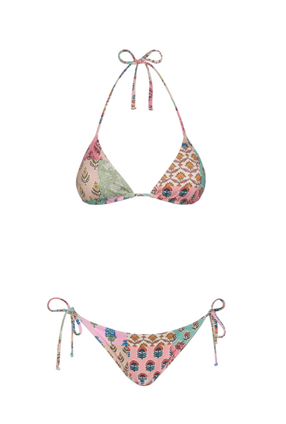 Bikini Mc2 Saint Barth Leah Virgo Jondal Patch – Stile Boho-Chic Estivo