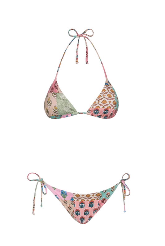 Bikini Mc2 Saint Barth Leah Virgo Jondal Patch – Stile Boho-Chic Estivo