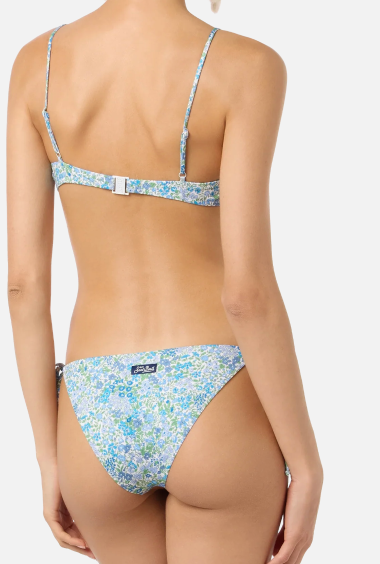Bikini Salina Virgo bralette con ferretto stampa Liberty | Made with Liberty Fabric
