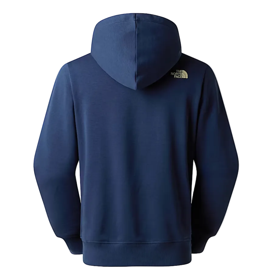 THE NORTH FACE - Felpa con cappuccio blu uomo
