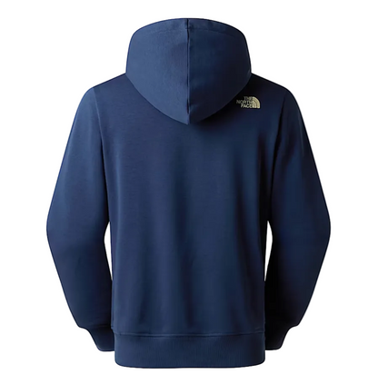 THE NORTH FACE - Felpa con cappuccio blu uomo