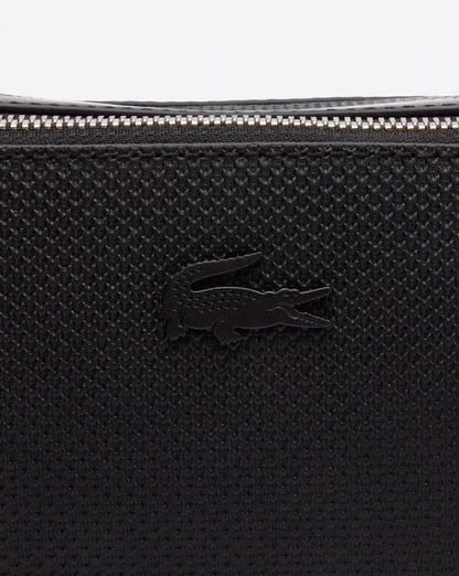 Lacoste - Borsa Reporter in pelle effetto piqué Chantaco