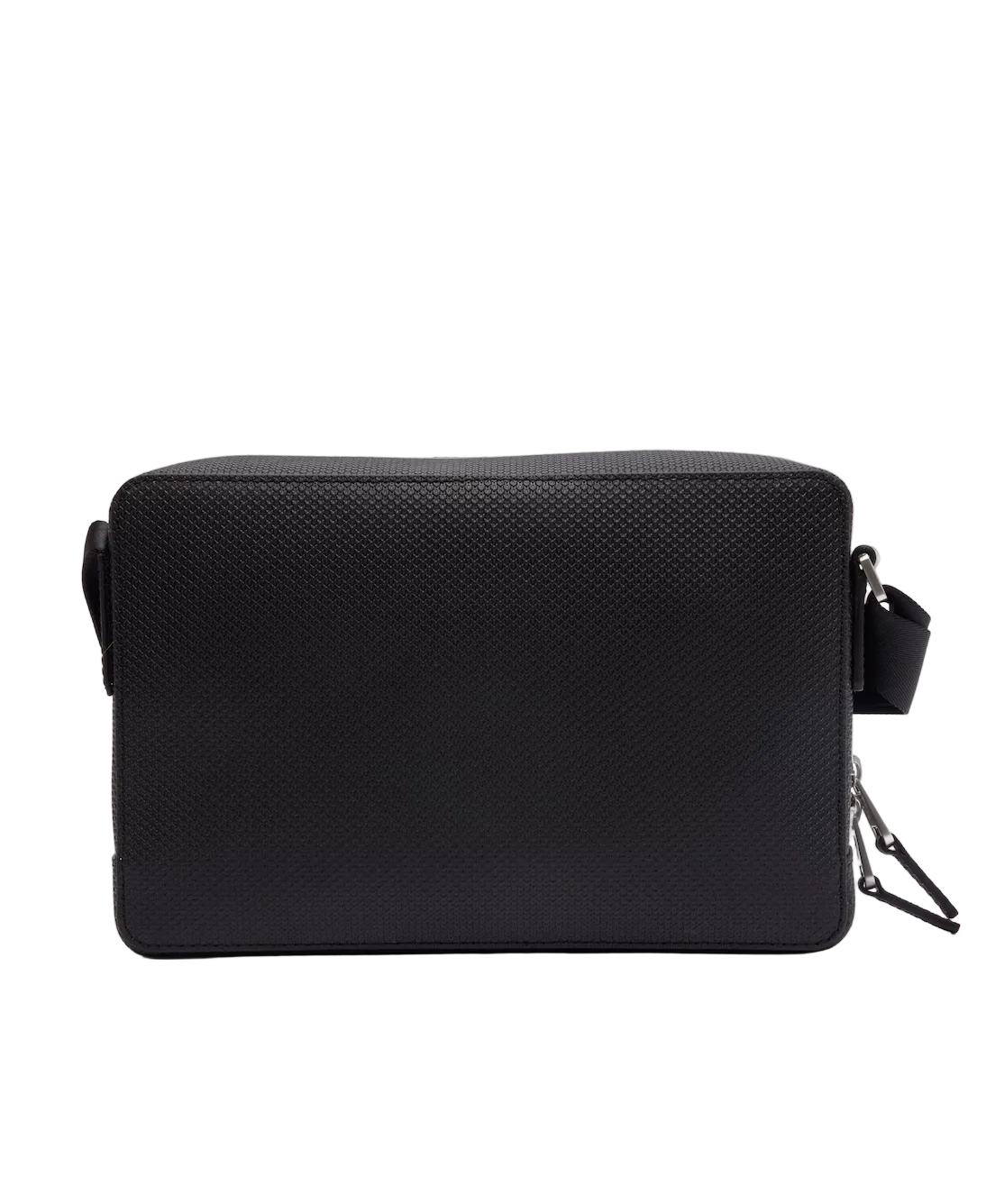 Lacoste - Borsa Reporter in pelle effetto piqué Chantaco