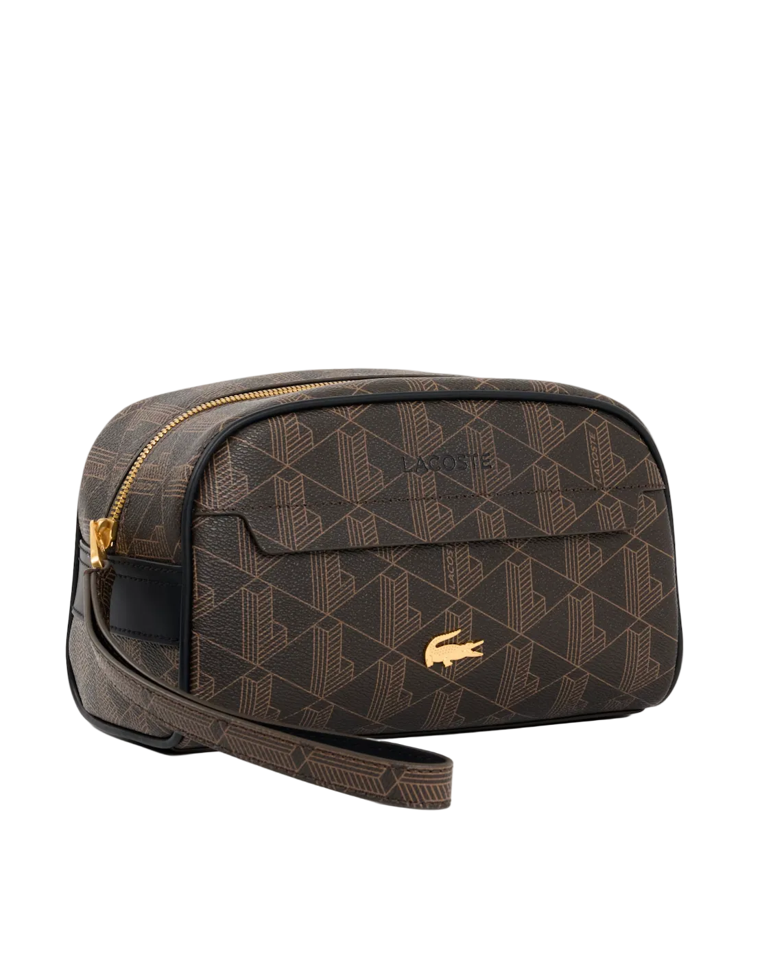 Necessaire Lacoste con Monogramma Granulato