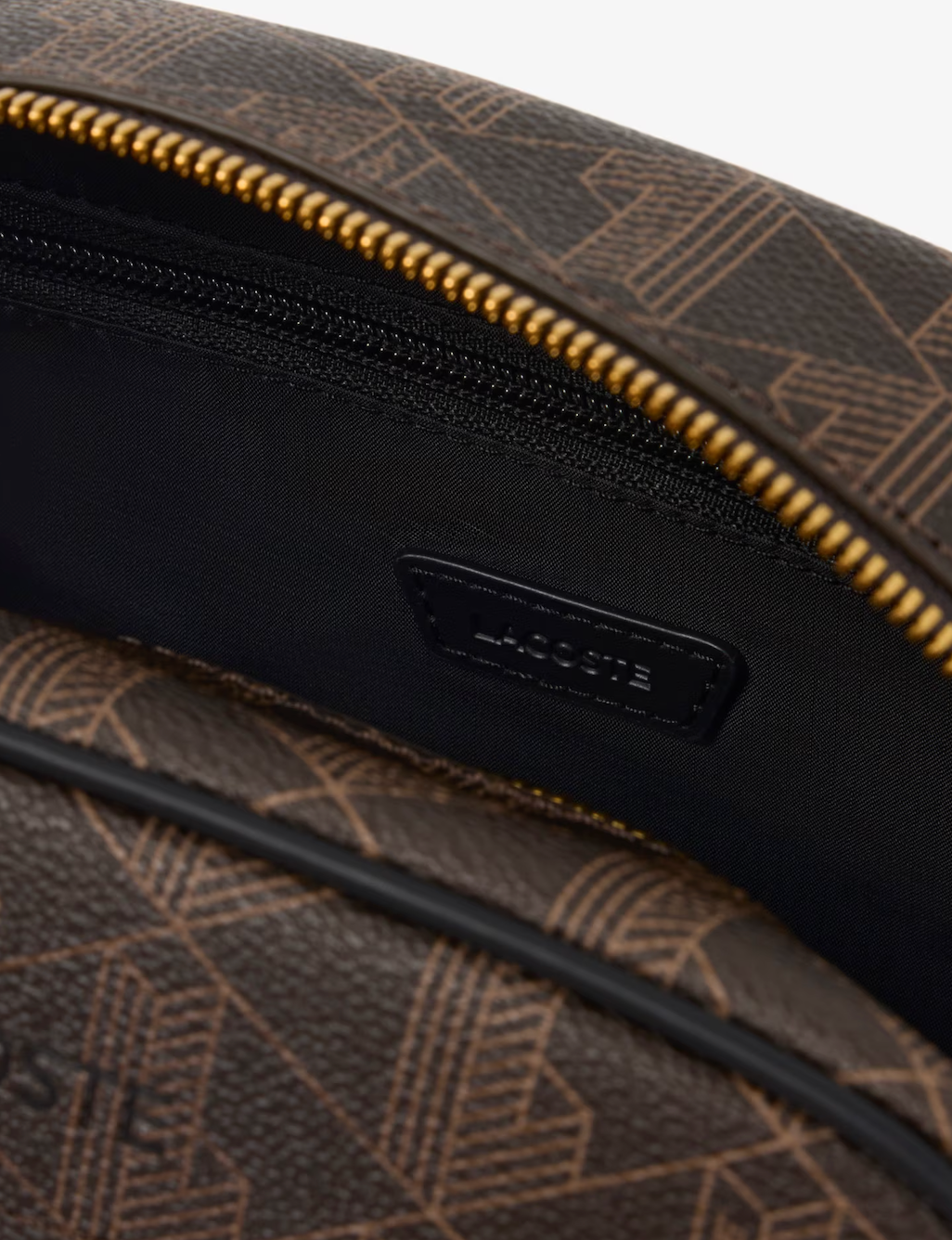Necessaire Lacoste con Monogramma Granulato