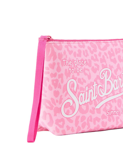 Pochette Saint Barth - Aline Animalier Rosa