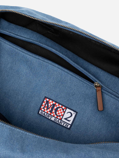 Borsone Saint Barth - Travel Duffel Bag in denim