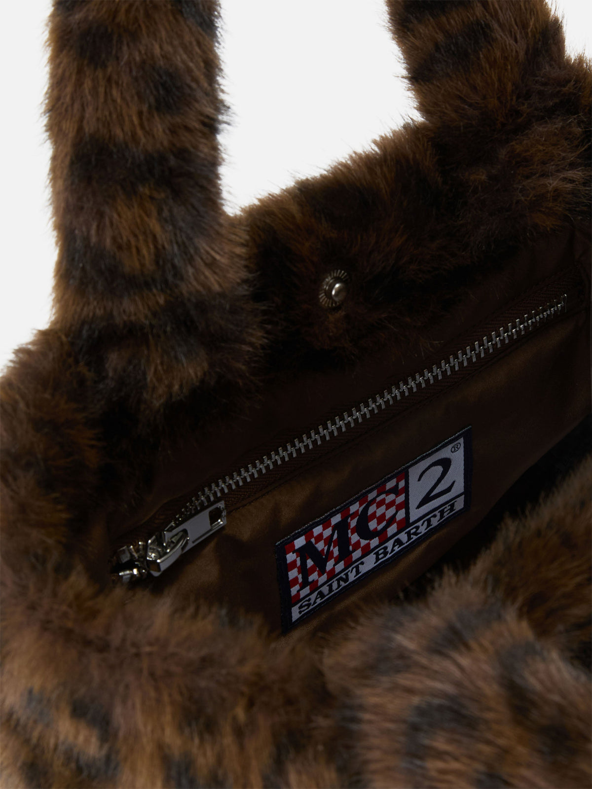 MC2 Saint Barth Mini Vanity Soft leopardata vista laterale