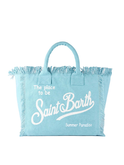 BORSA SAINT BARTH - Borsa Vanity Azzurro