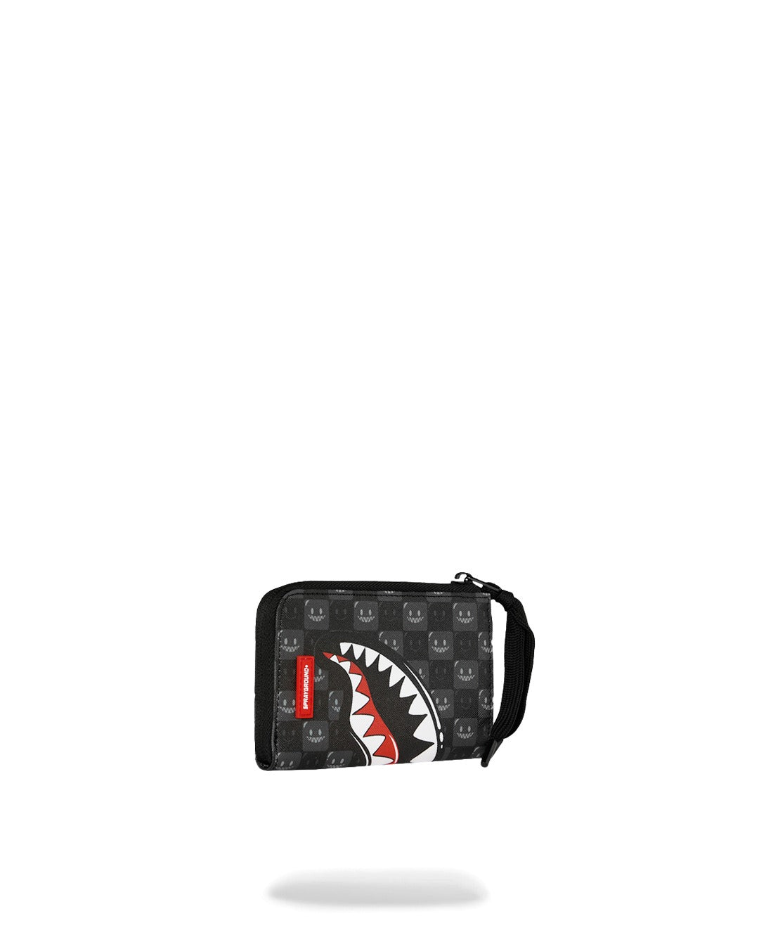 Portafoglio Sprayground Sharks in Paris WTF Bubbly nero, vista laterale