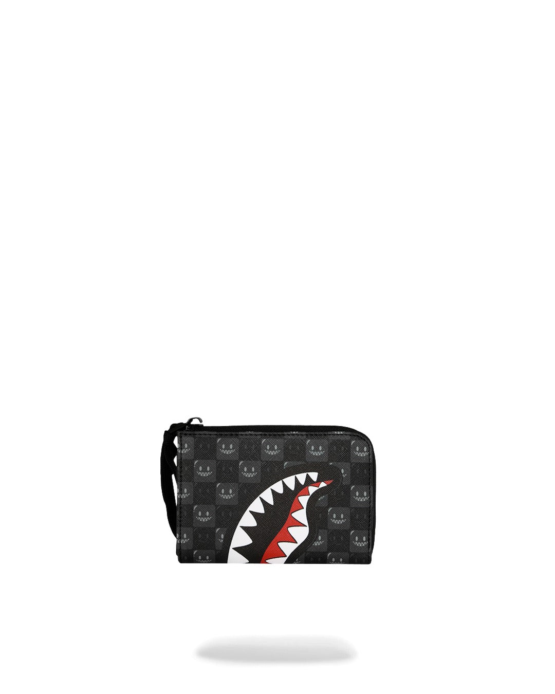 Portafoglio Sprayground Sharks in Paris WTF Bubbly nero, retro