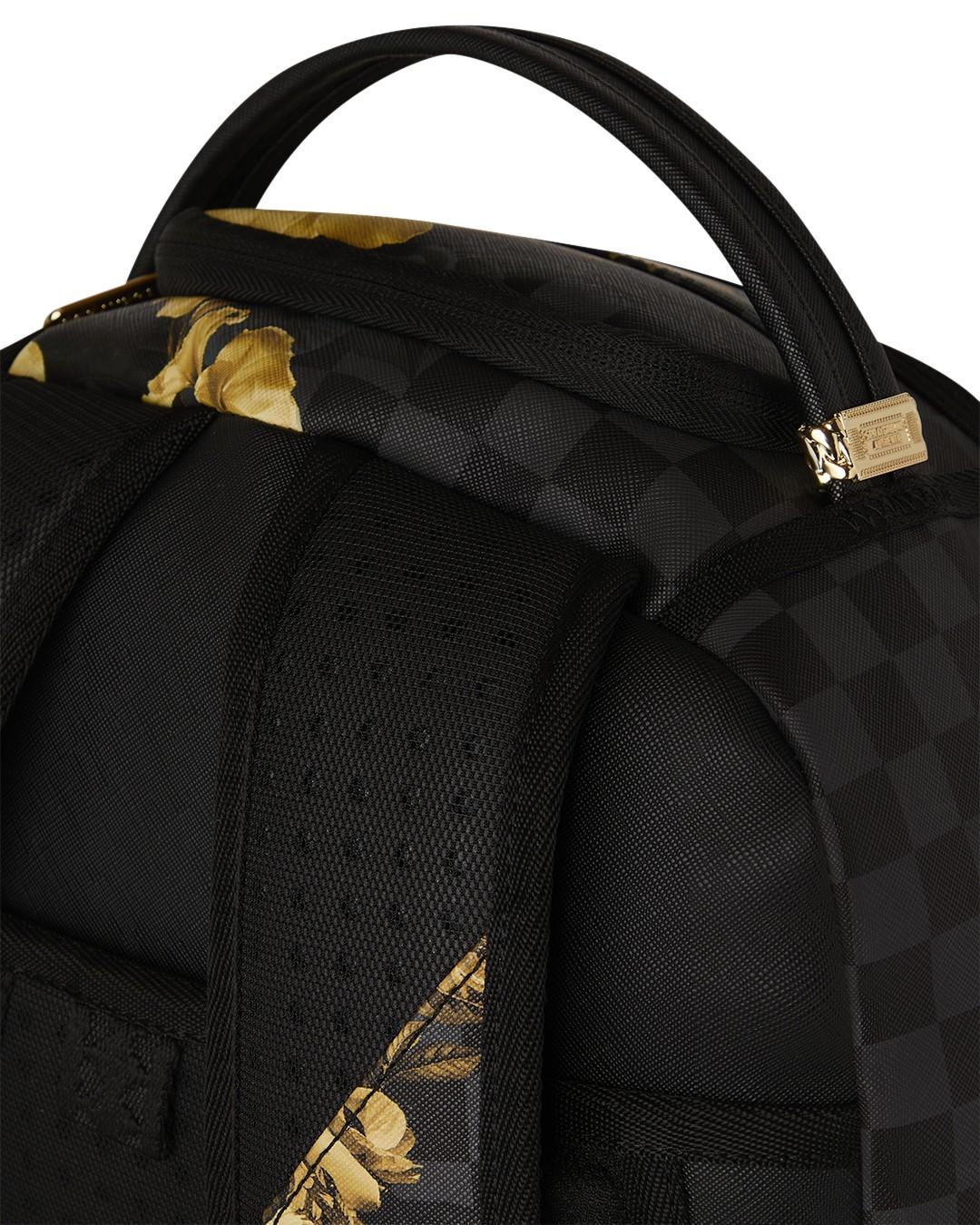 ZAINO SPRAYGROUND - Gold floral remix dlxsv backpack