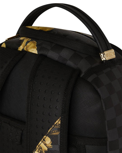 ZAINO SPRAYGROUND - Gold floral remix dlxsv backpack