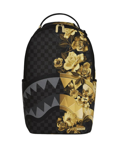 ZAINO SPRAYGROUND - Gold floral remix dlxsv backpack