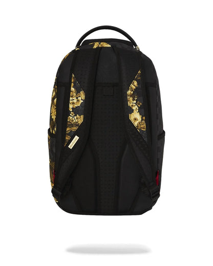 ZAINO SPRAYGROUND - Gold floral remix dlxsv backpack