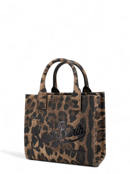 BORSA SAINT BARTH - MC2 SAINT BARTH Borsa Donna VANITY BAG MINI 00761I PRINTED LEOPARD LEATHER 12 Prezzo scontato