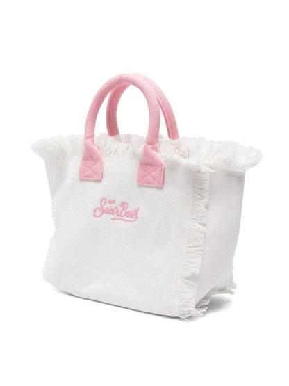 BORSA SAINT BARTH - Borsa Colette in canvas 'Vado a ruba'