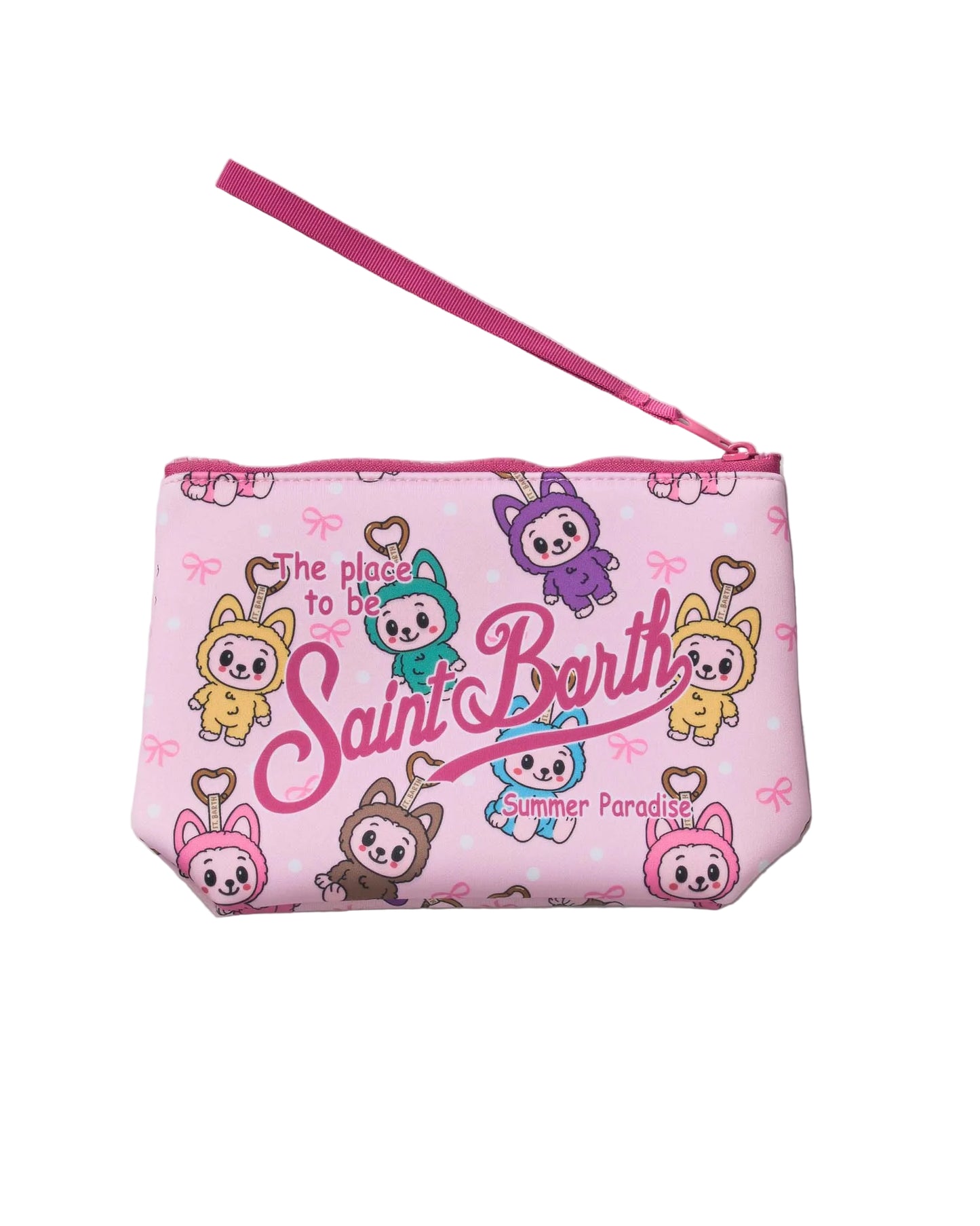 Saint Barth - Pochette Aline LABUBU rosa