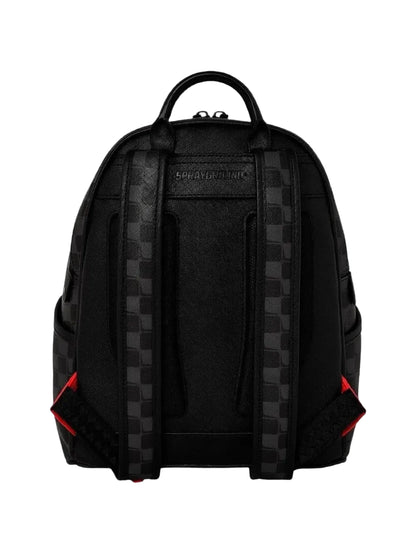 Zainetto Sprayground Shark - Zaino Unisex Nero a Scacchi - Originale